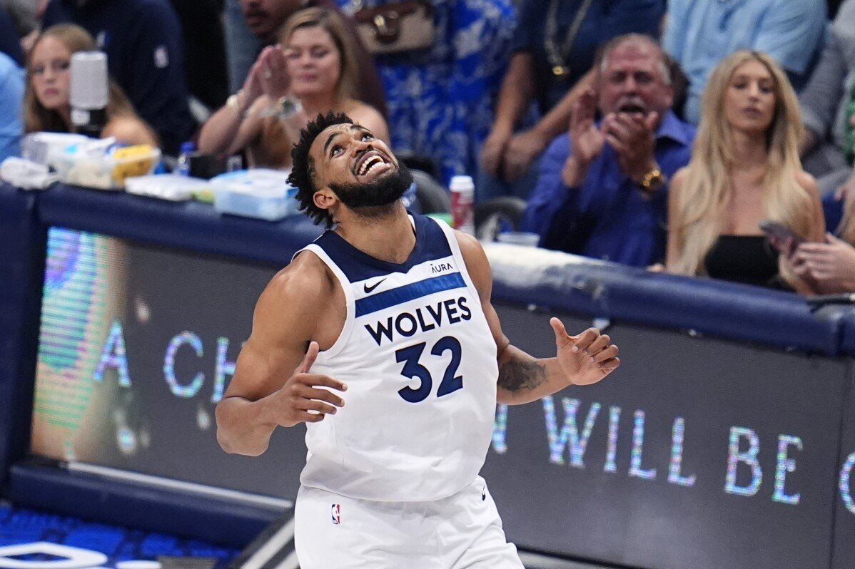 Stadt, Edwards heben die Wölfe über die Mavs 105-100, um den Sweeep im Westfinale zu vermeiden